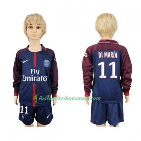 Fußballtrikots PSG Di Maria 11 Kinder 2017-2018 Langarm Heimtrikotsatz kaufen